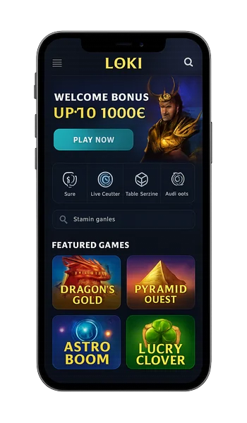 Loki Casino App Screenshot